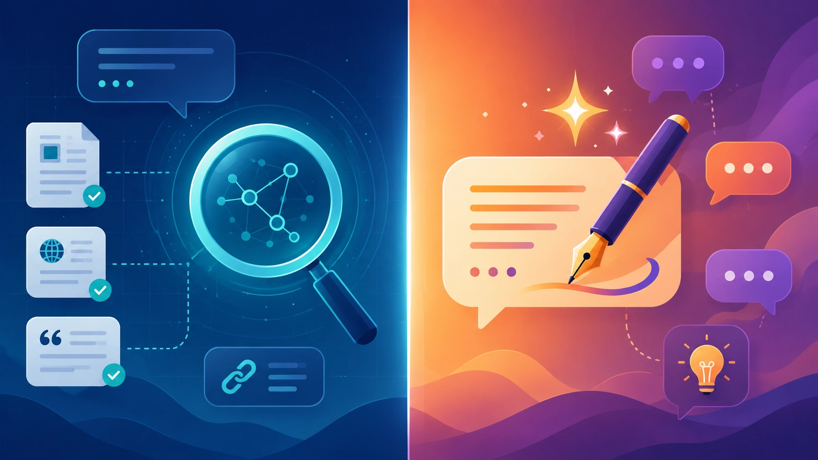 Perplexity vs ChatGPT comparison illustration for 2026 AI review
