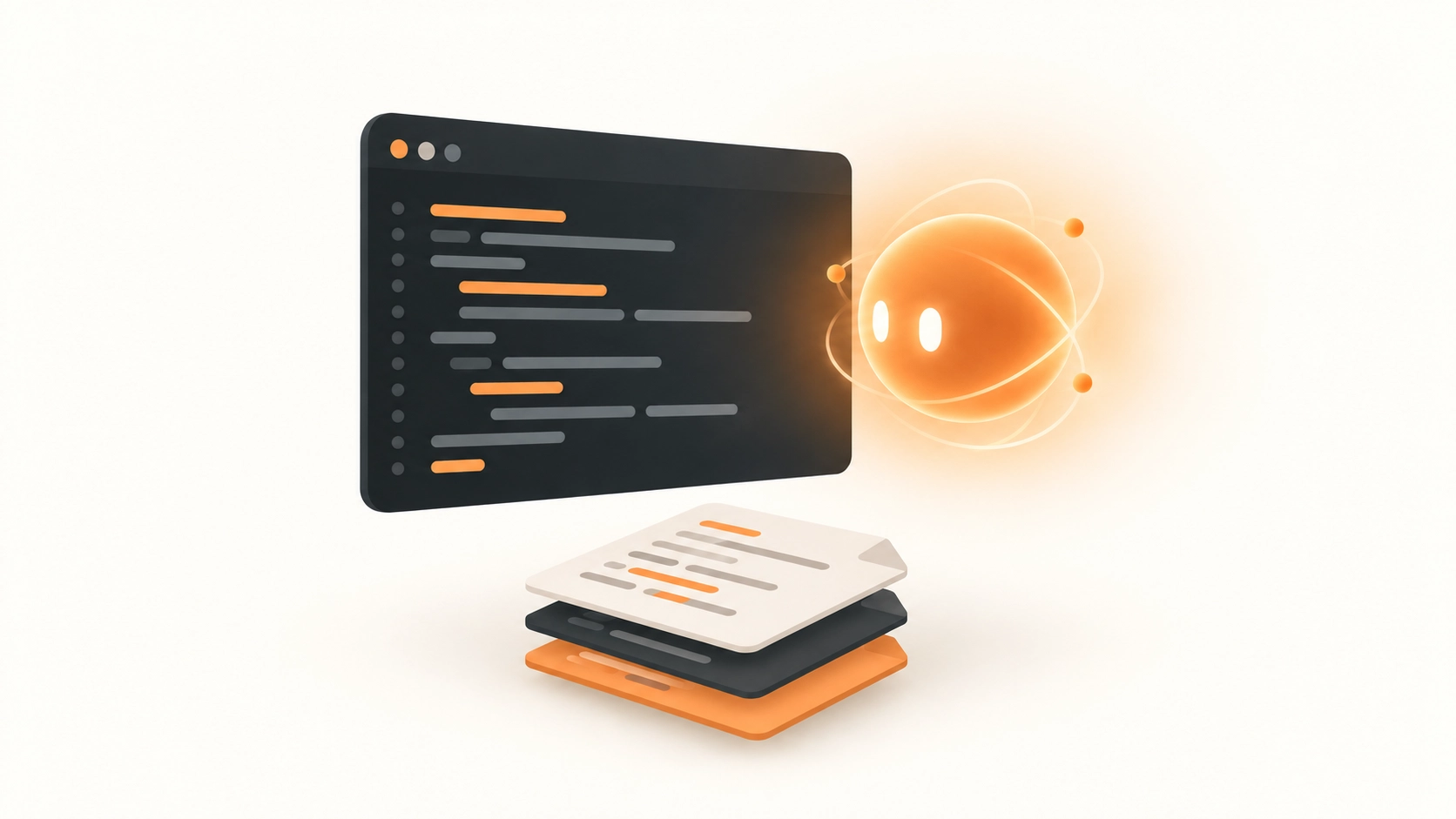 Illustration representing Claude Code's terminal-based coding agent