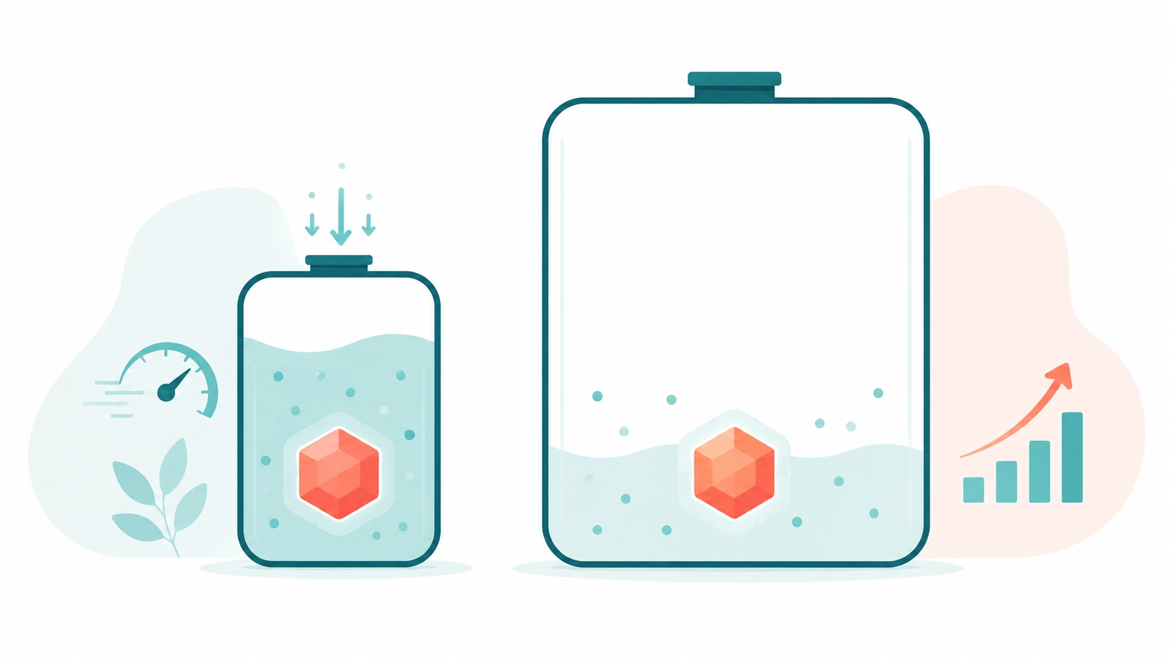 Illustration showing Claude Free and Pro run the same model but different usage limits