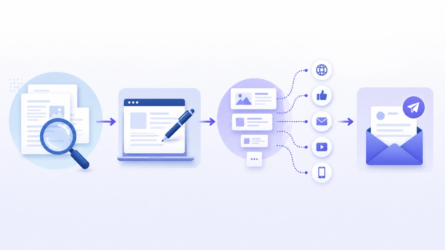 Copy.ai marketing workflow automation from research to content hand-off