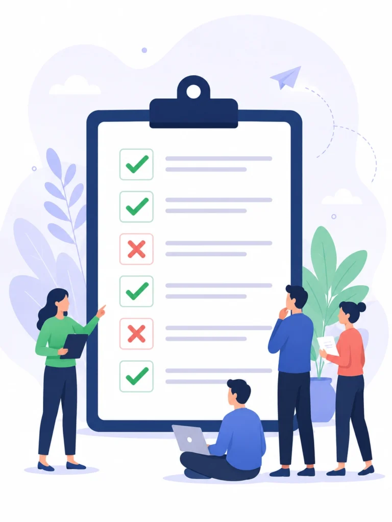 Checklist showing who should use it and who should skip it